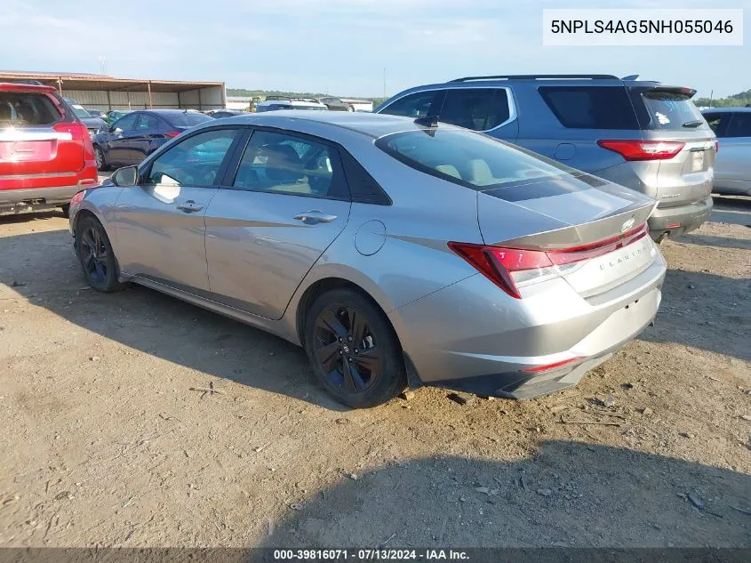 5NPLS4AG5NH055046 2022 Hyundai Elantra Sel