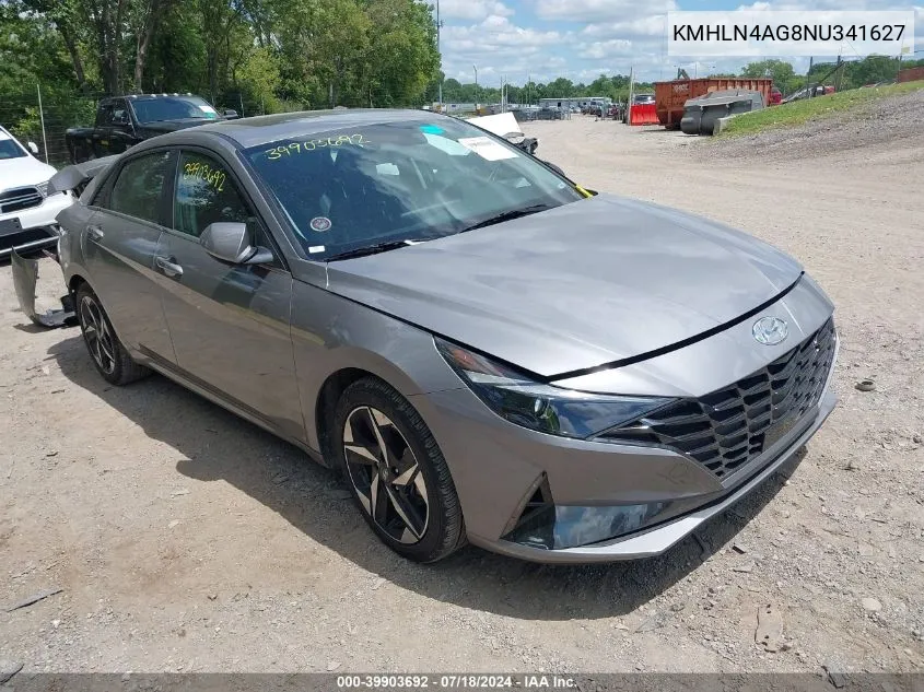 KMHLN4AG8NU341627 2022 Hyundai Elantra Sel