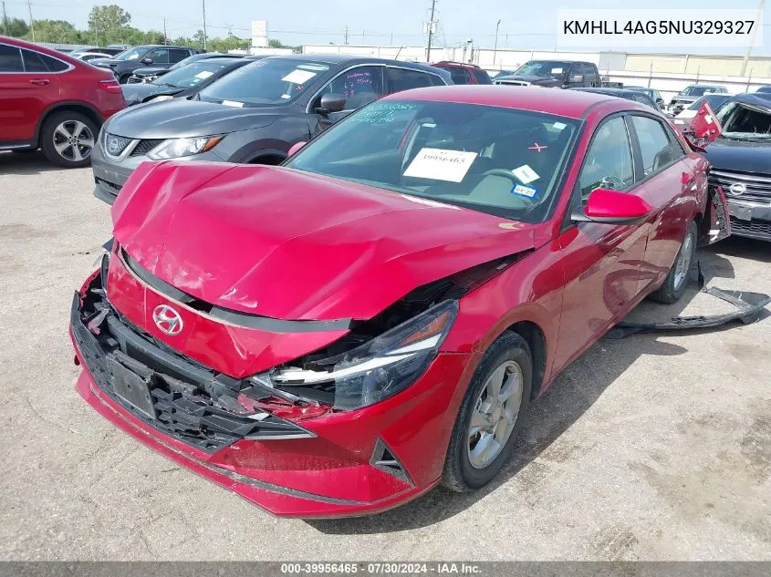 KMHLL4AG5NU329327 2022 Hyundai Elantra Se