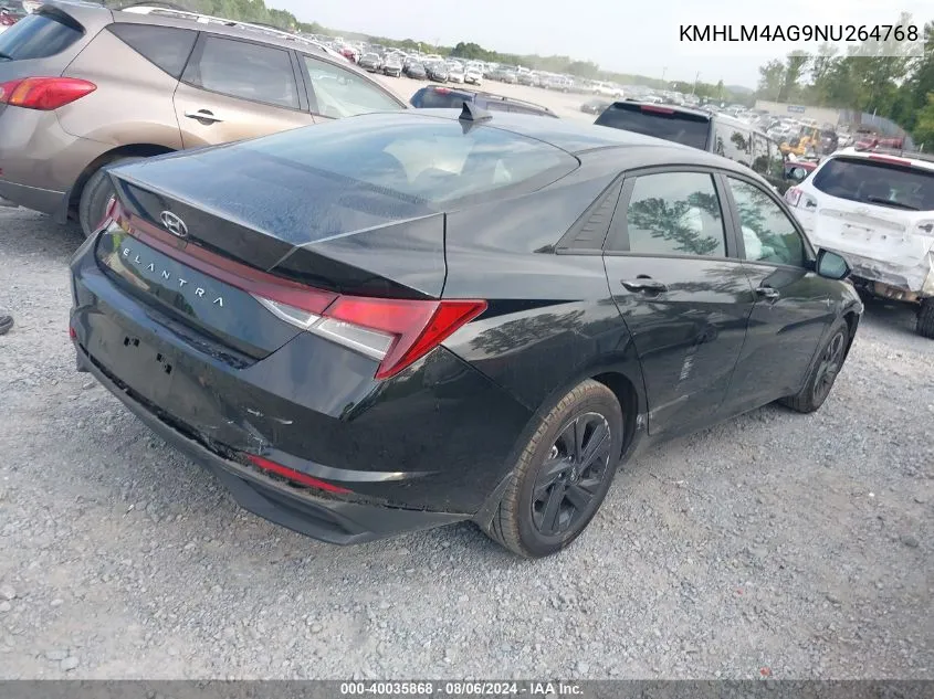 KMHLM4AG9NU264768 2022 Hyundai Elantra Sel