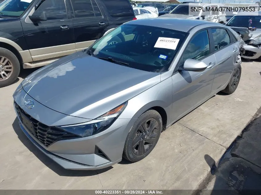 5NPLM4AG7NH079553 2022 Hyundai Elantra Sel