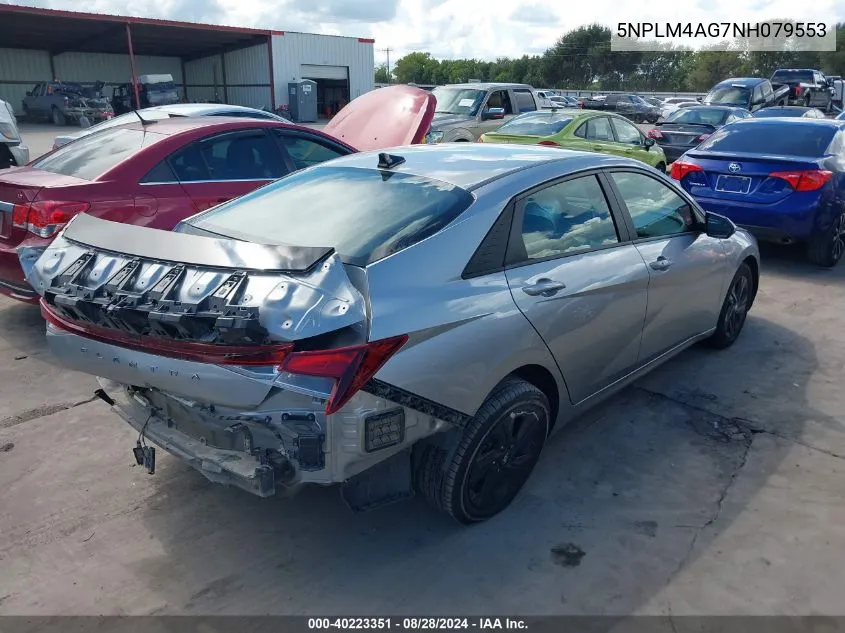 5NPLM4AG7NH079553 2022 Hyundai Elantra Sel