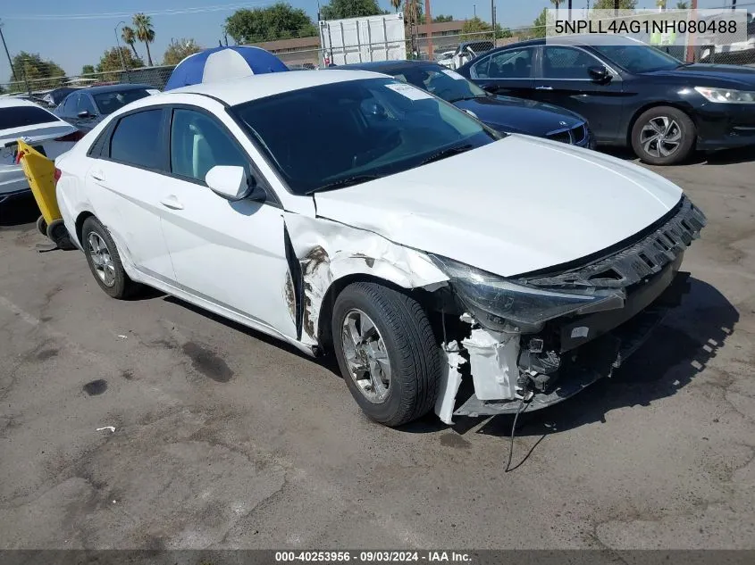 5NPLL4AG1NH080488 2022 Hyundai Elantra Se