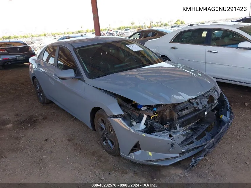 KMHLM4AG0NU291423 2022 Hyundai Elantra Sel