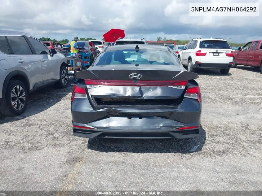 5NPLM4AG7NH064292 2022 Hyundai Elantra Sel