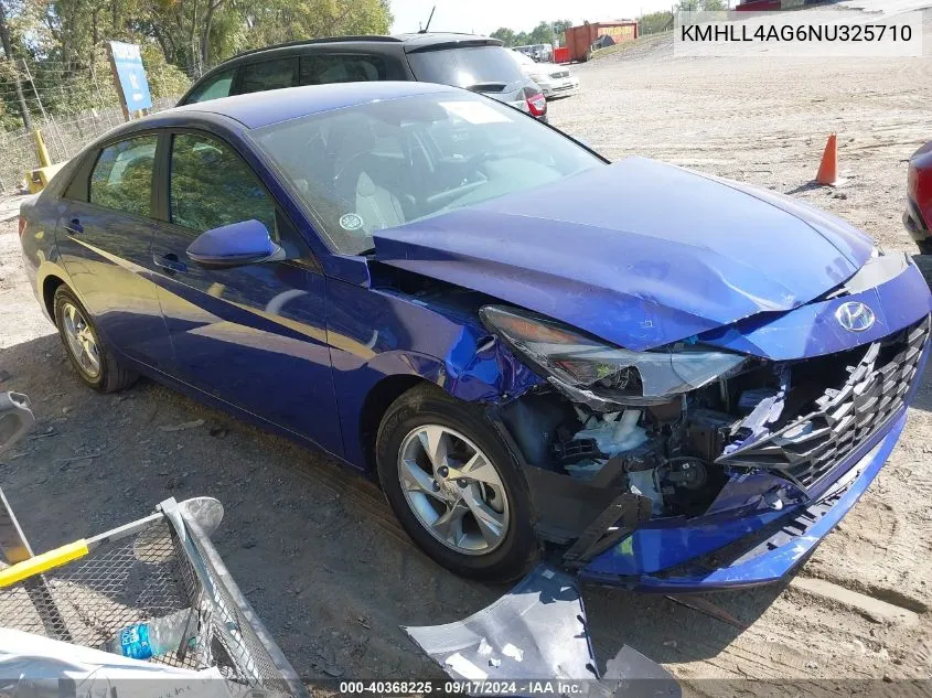 KMHLL4AG6NU325710 2022 Hyundai Elantra Se