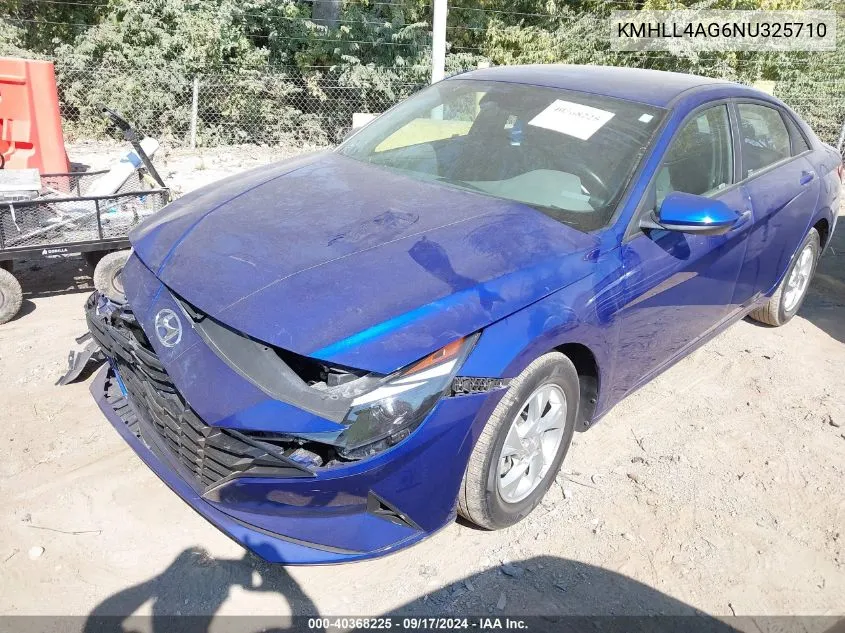 KMHLL4AG6NU325710 2022 Hyundai Elantra Se