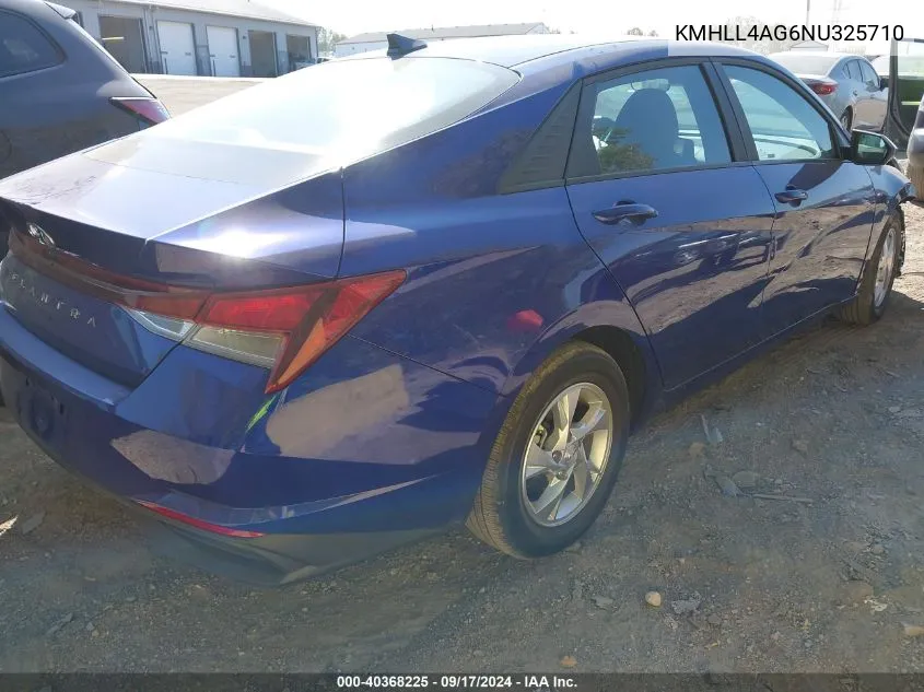 KMHLL4AG6NU325710 2022 Hyundai Elantra Se