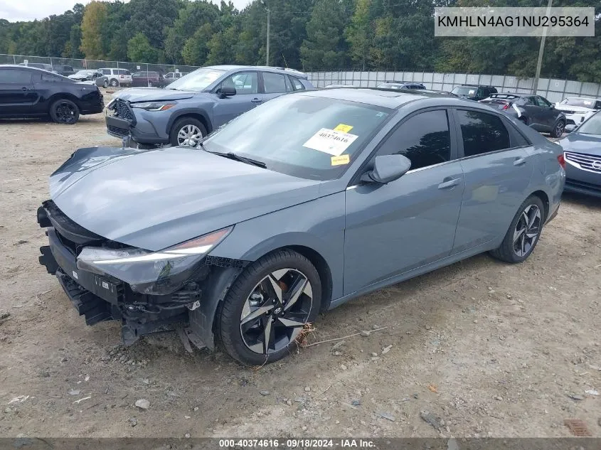 2022 Hyundai Elantra Sel VIN: KMHLN4AG1NU295364 Lot: 40374616