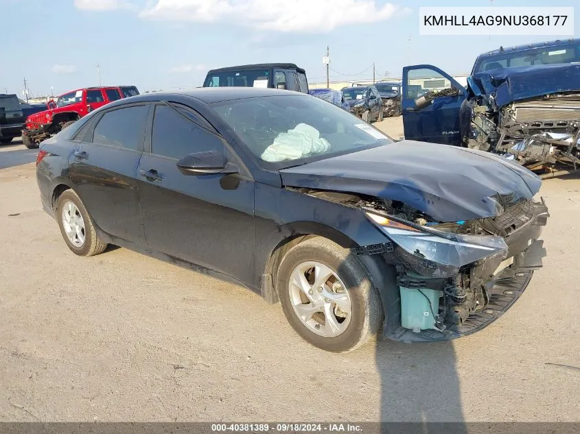 KMHLL4AG9NU368177 2022 Hyundai Elantra Se