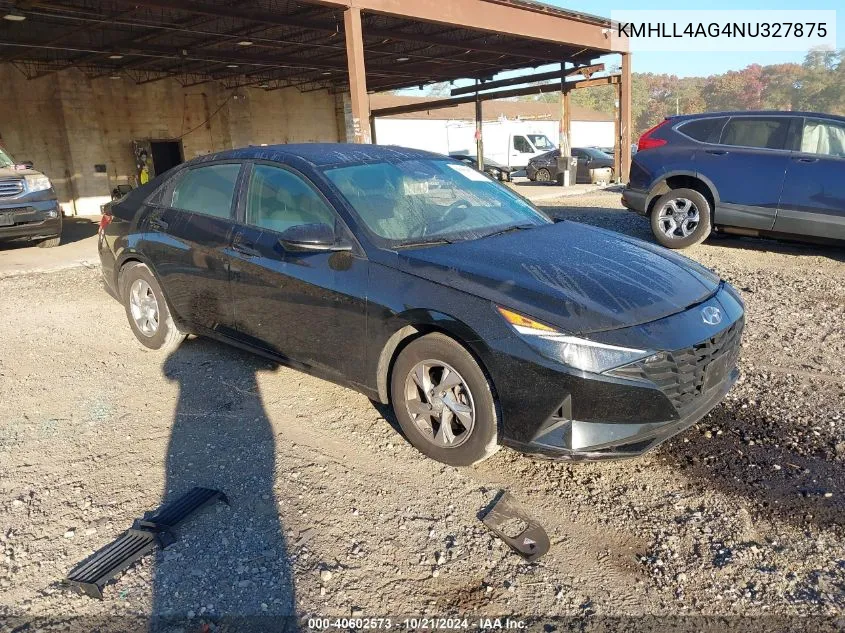 2022 Hyundai Elantra Se VIN: KMHLL4AG4NU327875 Lot: 40602573