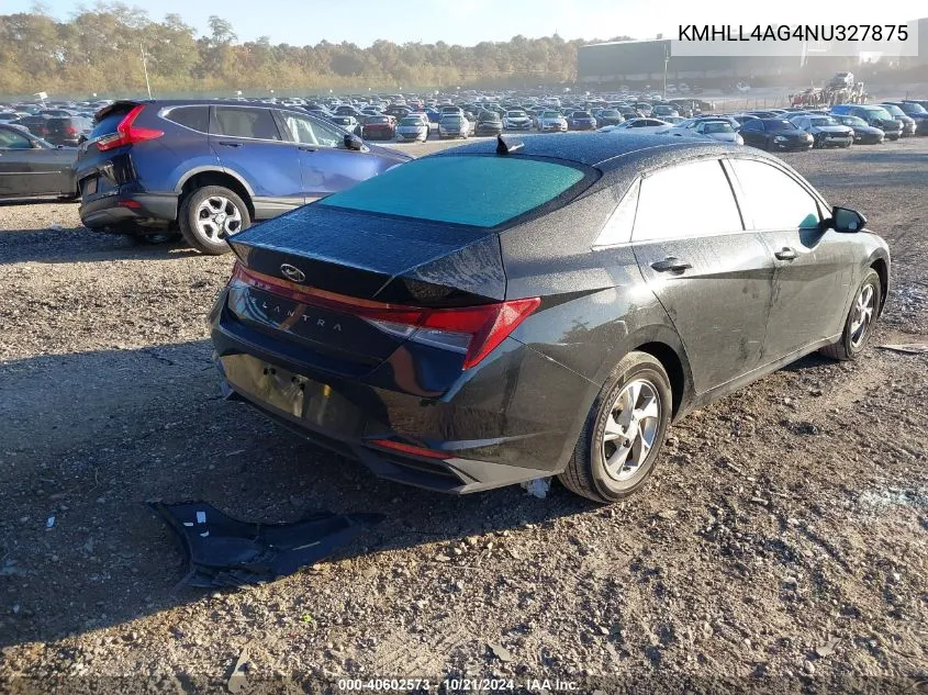 KMHLL4AG4NU327875 2022 Hyundai Elantra Se