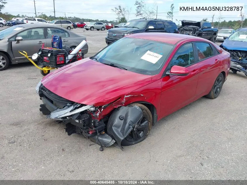 KMHLM4AG5NU328787 2022 Hyundai Elantra Sel