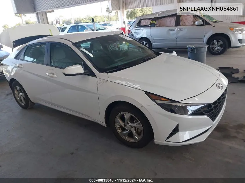 2022 Hyundai Elantra Se VIN: 5NPLL4AGXNH054861 Lot: 40835048