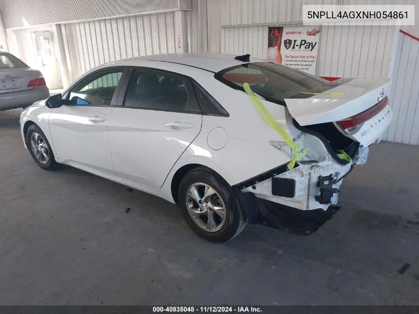 2022 Hyundai Elantra Se VIN: 5NPLL4AGXNH054861 Lot: 40835048