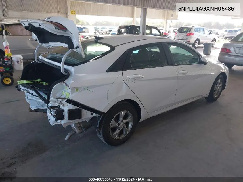 2022 Hyundai Elantra Se VIN: 5NPLL4AGXNH054861 Lot: 40835048