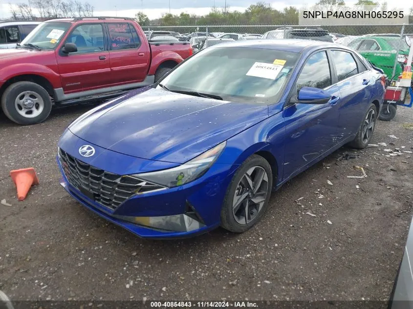 5NPLP4AG8NH065295 2022 Hyundai Elantra Limited