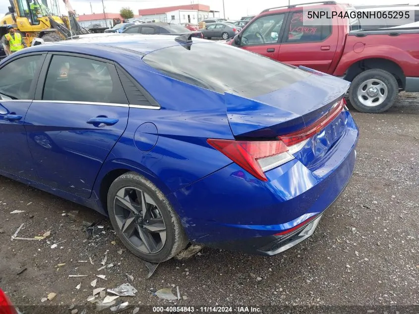 5NPLP4AG8NH065295 2022 Hyundai Elantra Limited