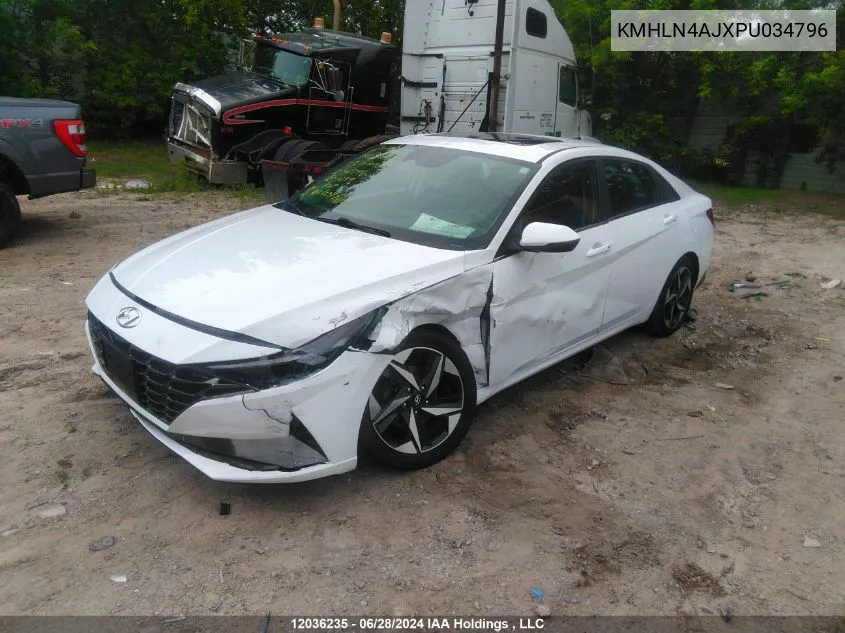 KMHLN4AJXPU034796 2023 Hyundai Elantra