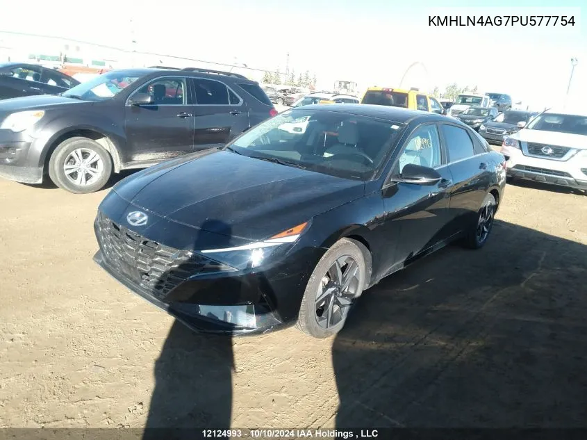 2023 Hyundai Elantra Sel VIN: KMHLN4AG7PU577754 Lot: 12124993