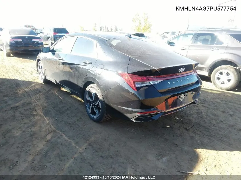 2023 Hyundai Elantra Sel VIN: KMHLN4AG7PU577754 Lot: 12124993