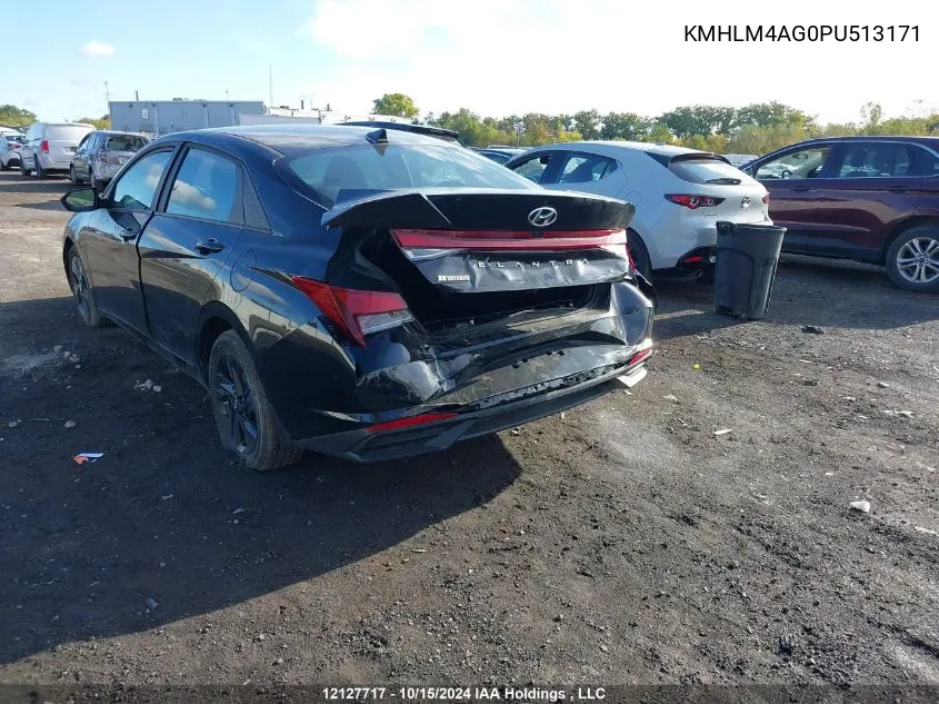 KMHLM4AG0PU513171 2023 Hyundai Elantra