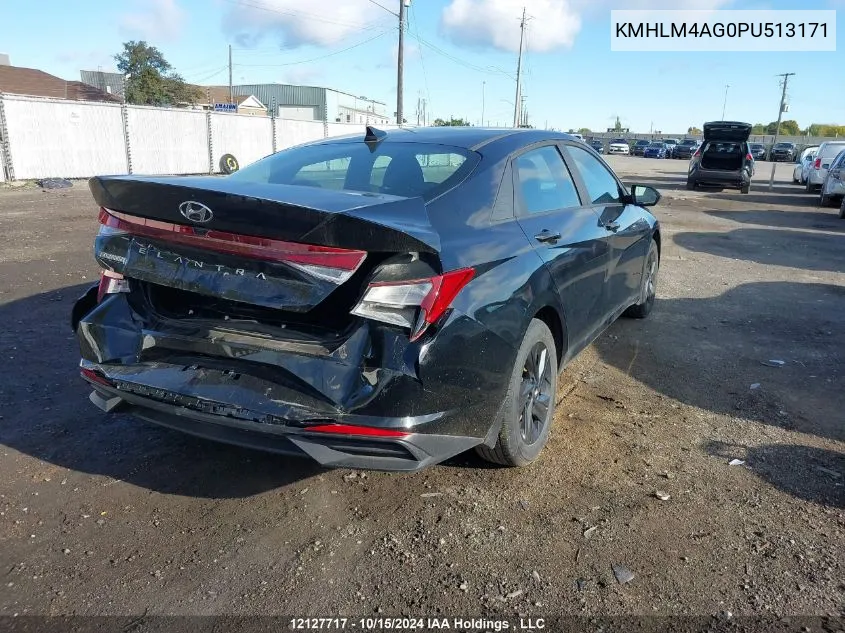 KMHLM4AG0PU513171 2023 Hyundai Elantra