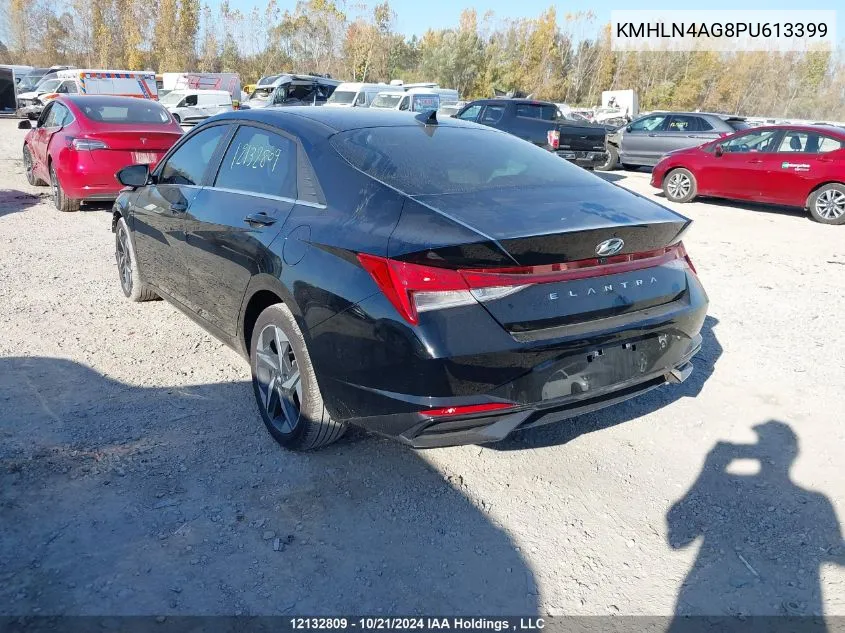 2023 Hyundai Elantra Sel VIN: KMHLN4AG8PU613399 Lot: 12132809