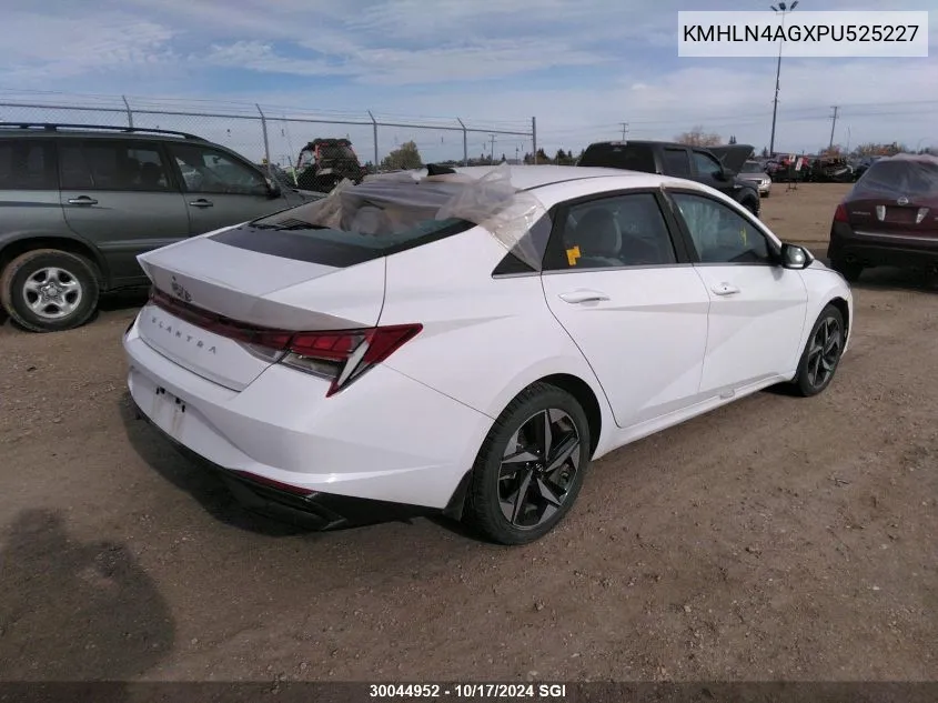 2023 Hyundai Elantra Sel VIN: KMHLN4AGXPU525227 Lot: 30044952