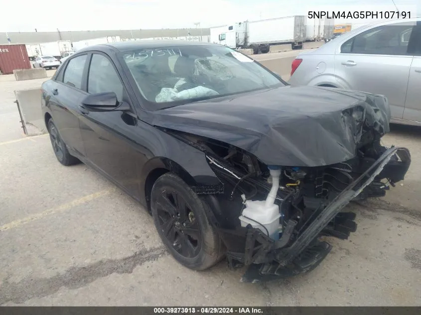 5NPLM4AG5PH107191 2023 Hyundai Elantra Sel