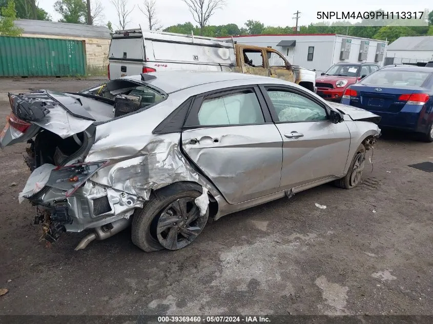 5NPLM4AG9PH113317 2023 Hyundai Elantra Sel