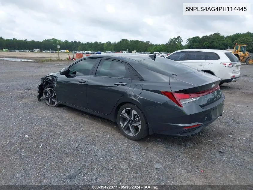 2023 Hyundai Elantra Sel VIN: 5NPLS4AG4PH114445 Lot: 39422377