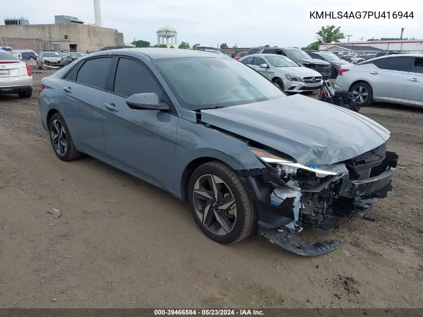 KMHLS4AG7PU416944 2023 Hyundai Elantra Sel