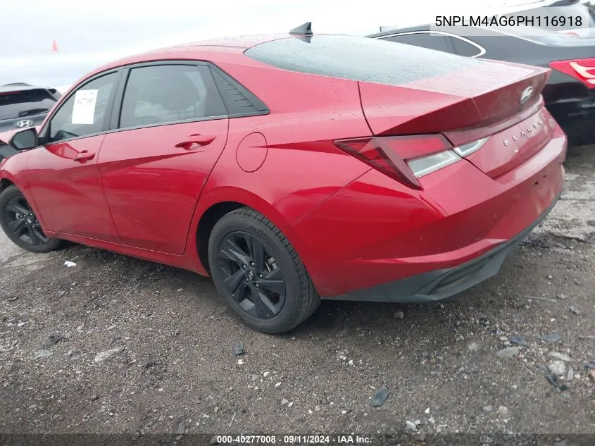 5NPLM4AG6PH116918 2023 Hyundai Elantra Sel