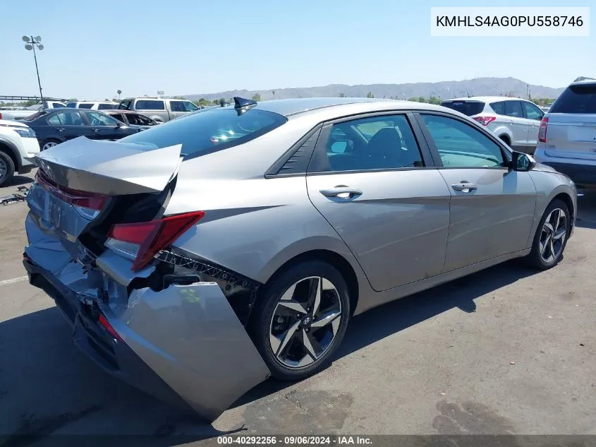 KMHLS4AG0PU558746 2023 Hyundai Elantra Sel