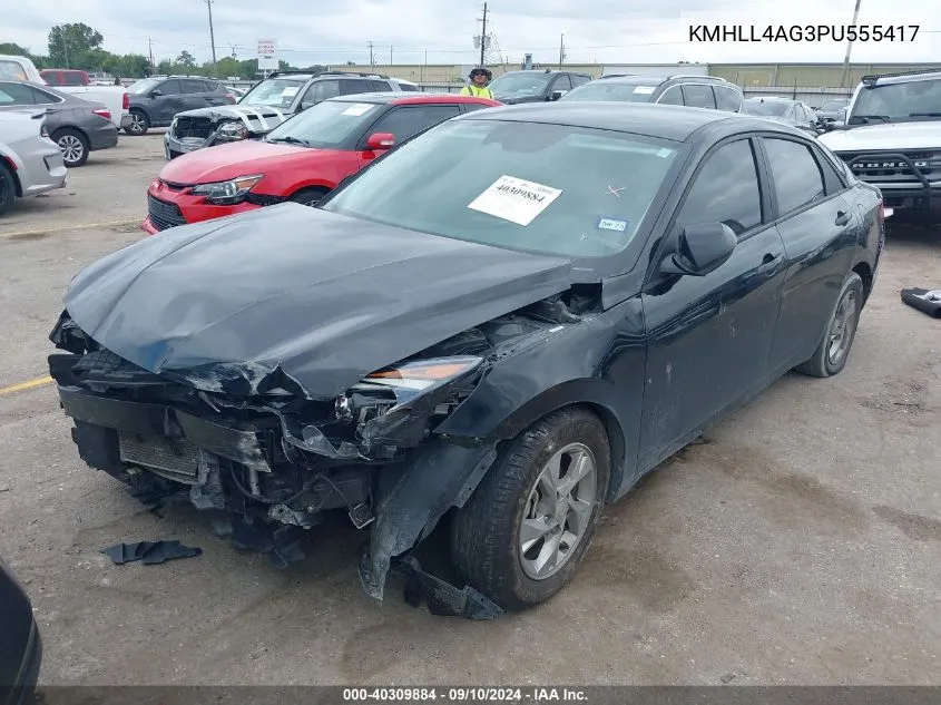 KMHLL4AG3PU555417 2023 Hyundai Elantra Se