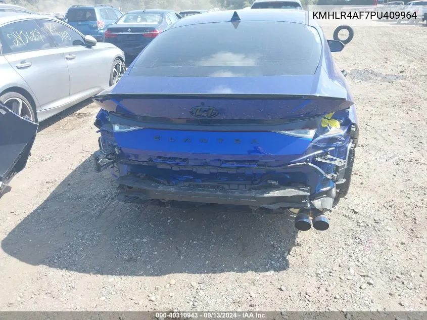 KMHLR4AF7PU409964 2023 Hyundai Elantra N Line