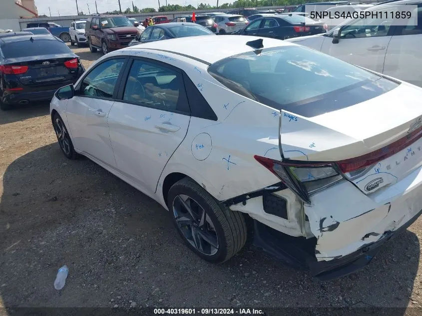 2023 Hyundai Elantra Sel VIN: 5NPLS4AG5PH111859 Lot: 40319601