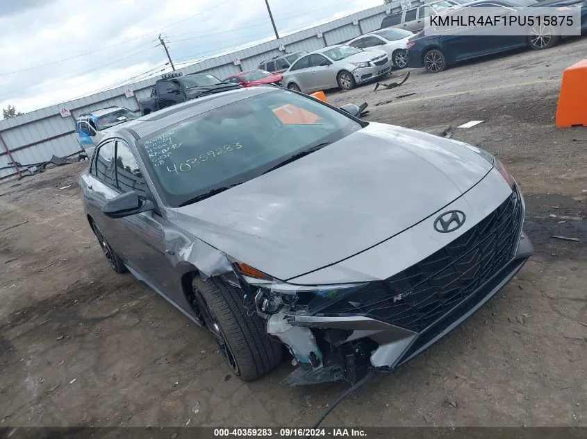 KMHLR4AF1PU515875 2023 Hyundai Elantra N Line