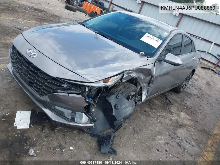 2023 Hyundai Elantra Hybrid Limited VIN: KMHLN4AJ6PU088869 Lot: 40367480