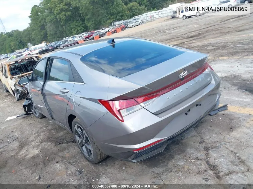 2023 Hyundai Elantra Hybrid Limited VIN: KMHLN4AJ6PU088869 Lot: 40367480