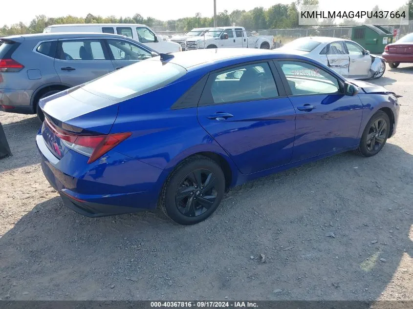 2023 Hyundai Elantra Sel VIN: KMHLM4AG4PU437664 Lot: 40367816