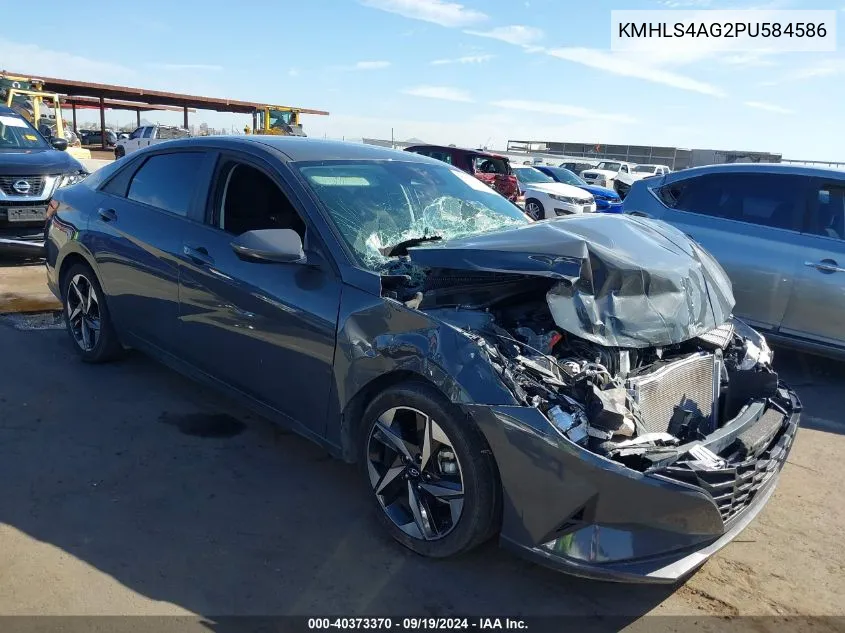 KMHLS4AG2PU584586 2023 Hyundai Elantra Sel