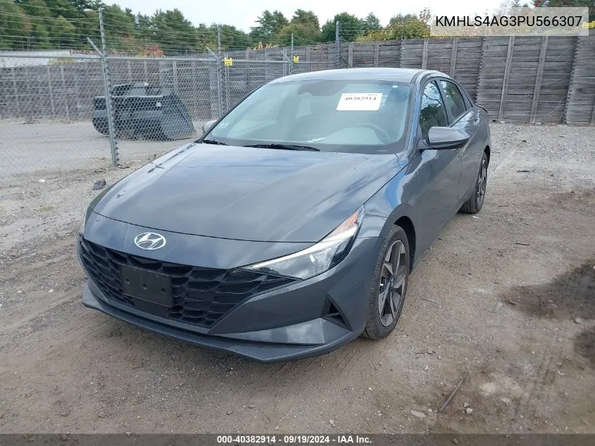 KMHLS4AG3PU566307 2023 Hyundai Elantra Sel