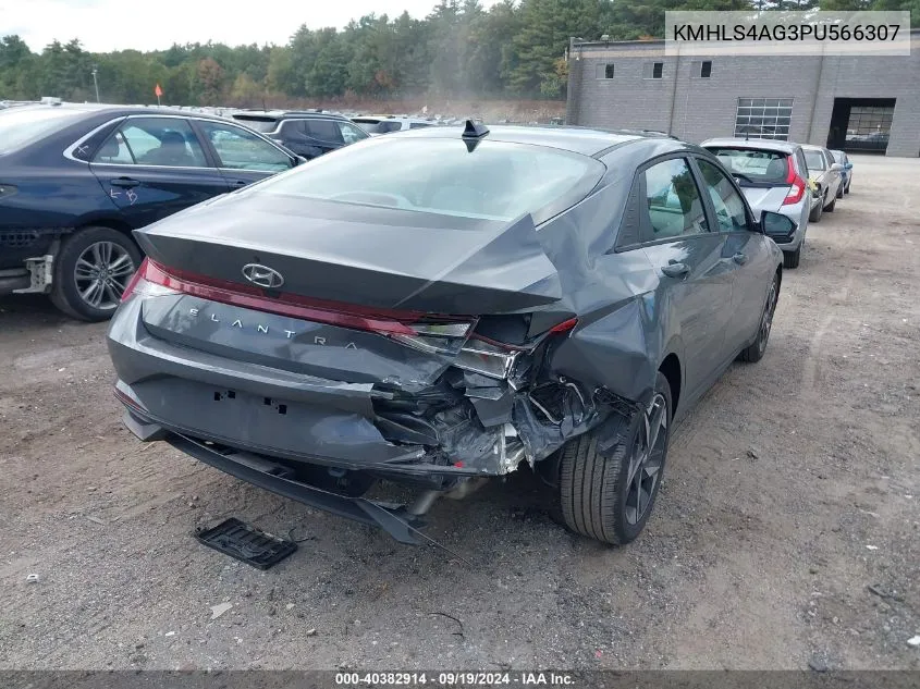 KMHLS4AG3PU566307 2023 Hyundai Elantra Sel