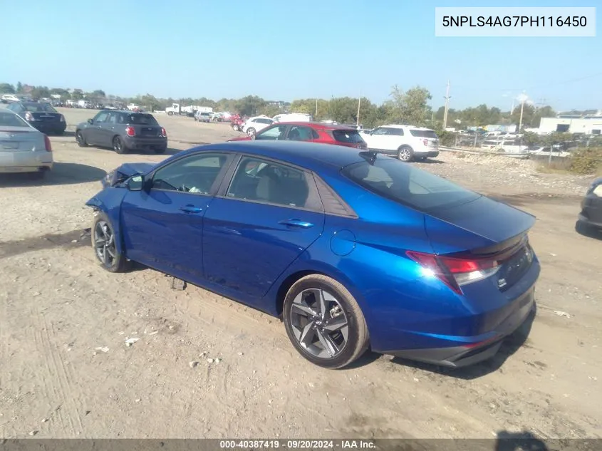 5NPLS4AG7PH116450 2023 Hyundai Elantra Sel