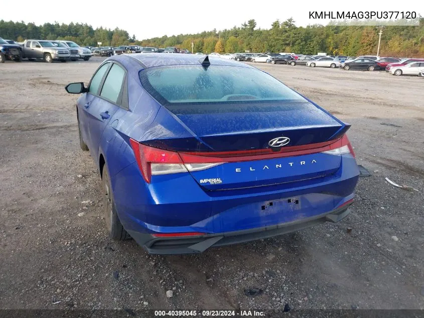 KMHLM4AG3PU377120 2023 Hyundai Elantra Sel