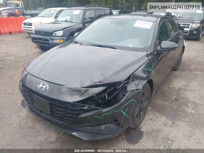 2023 Hyundai Elantra Sel VIN: 5NPLM4AG2PH107715 Lot: 40399969