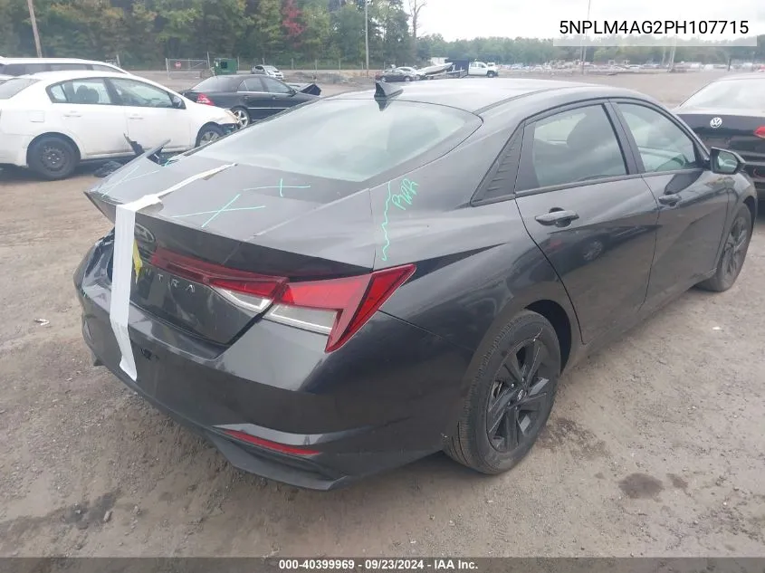 5NPLM4AG2PH107715 2023 Hyundai Elantra Sel