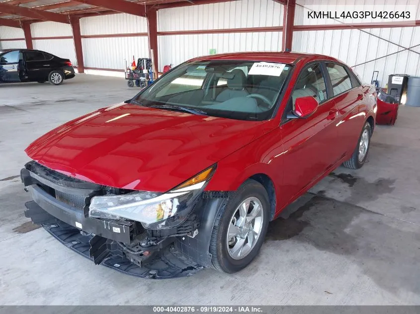 KMHLL4AG3PU426643 2023 Hyundai Elantra Se